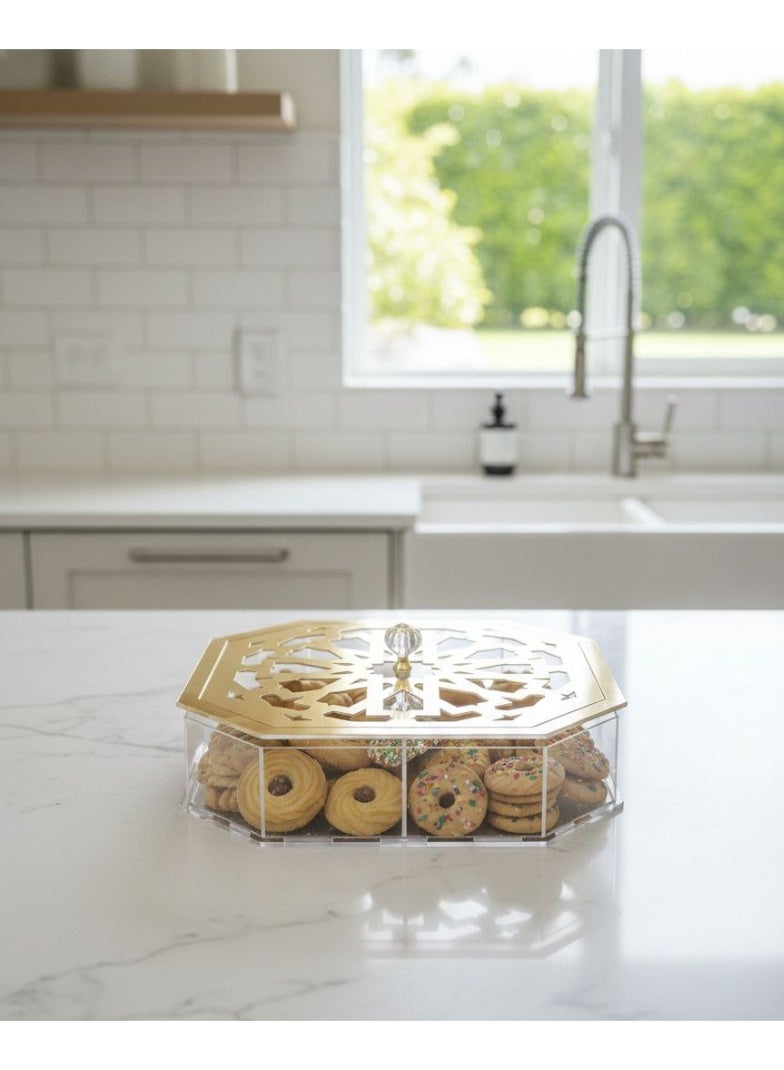A serving tray for cakes, biscuits, chocolates, and nuts. - Image 3